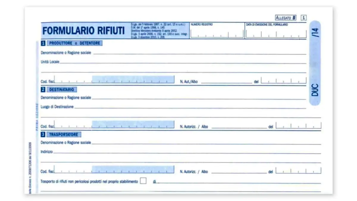 Formulario Identificazione Rifiuti (FIR): Guida alla compilazione