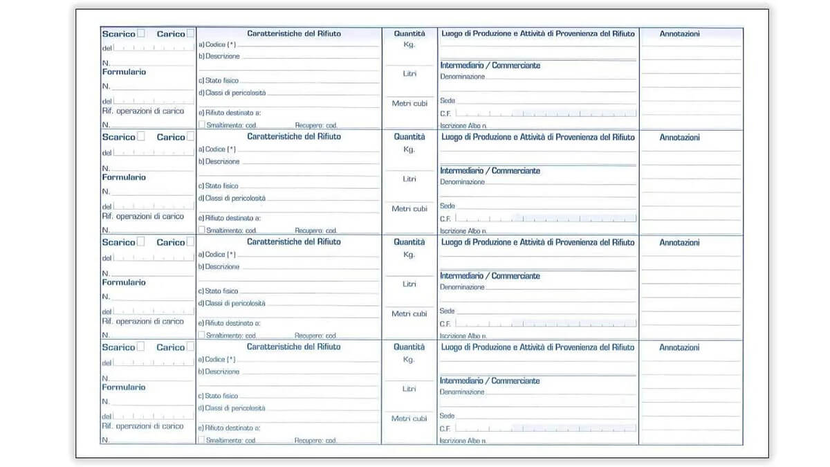 Registro di carico e scarico dei rifiuti: Guida alla compilazione